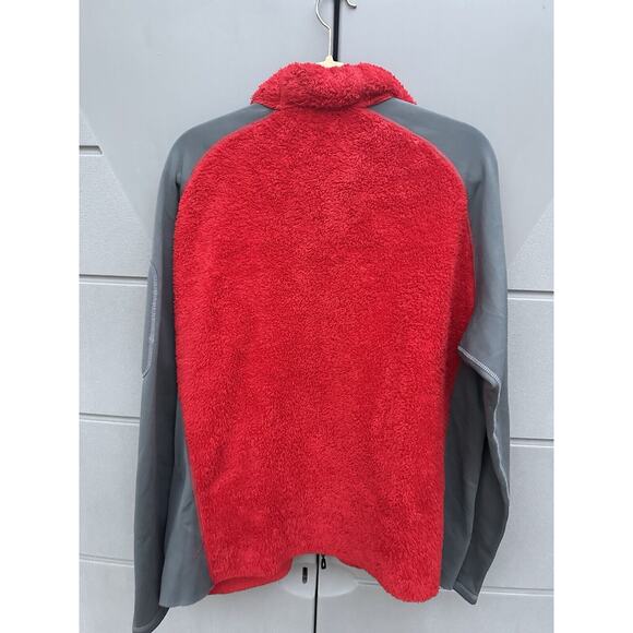 Patagonia Jacket Mens Large XL Red Zip Up Gorpcore Camping Hiking Sherp - Picture 5 of 13